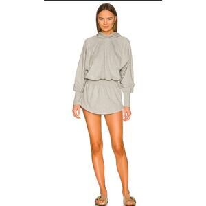 Free People Movement Grey Circuit Tunic Top Sweatshirt Size Small
